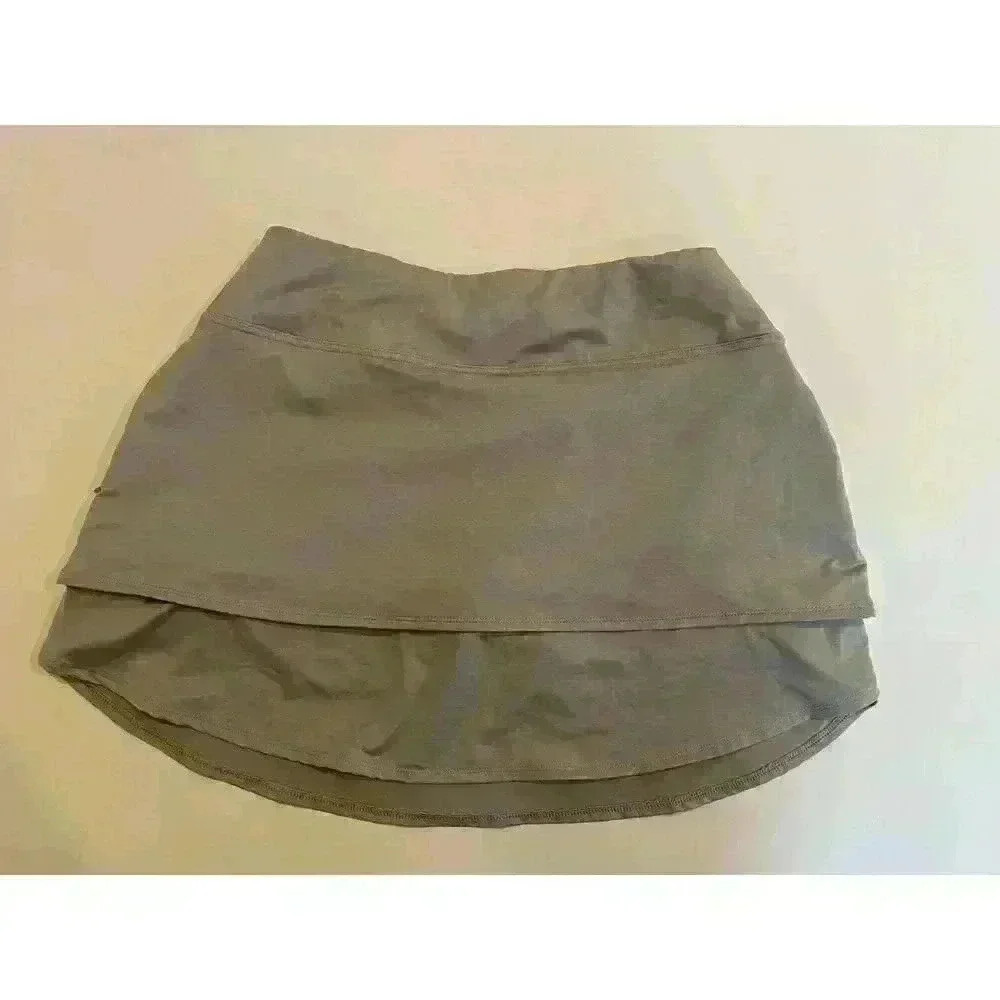 Footjoy Skort Skirt Womens Size M Layered Stretch Pockets Golf Tennis Outdoor